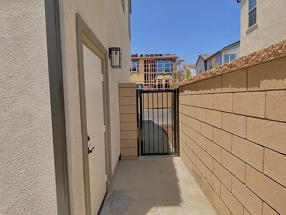 backyard + door to garage