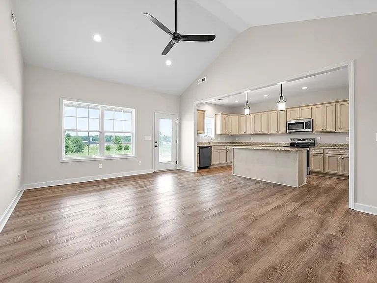 Living Room to Kitchen/Back Door