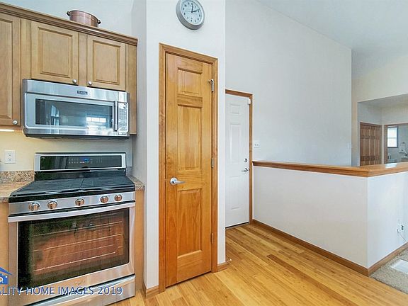 Entrance to garage from kitchen area