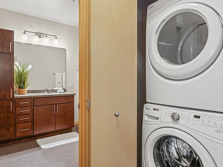 Elan Apartments In Unit Washer ad Dryer