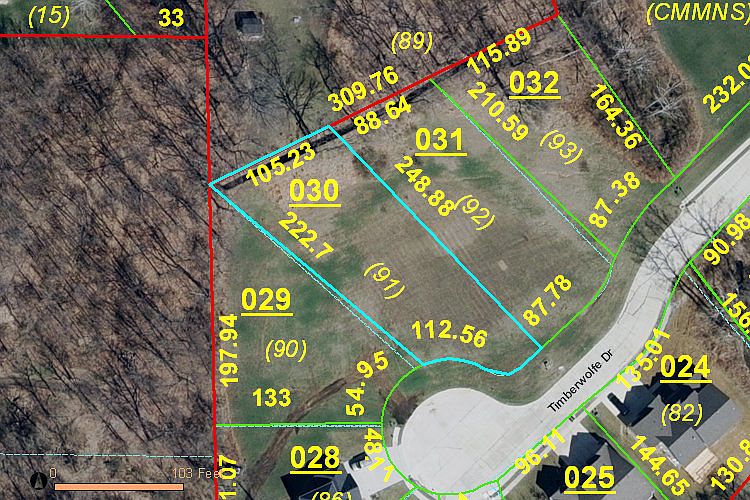 Lot 91 (original plat map)