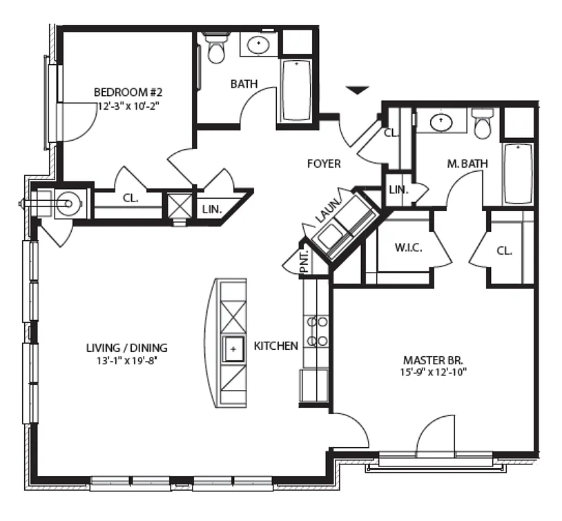 Floor plan B6