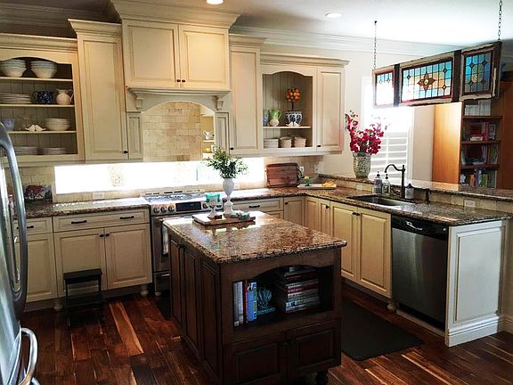Custom kitchen and island