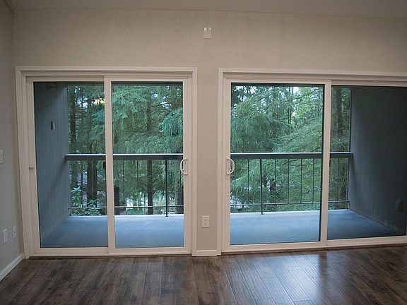 New Sliding doors overlooking the balcony