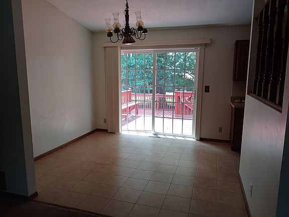 Upper Level Dining Room with Access to Deck