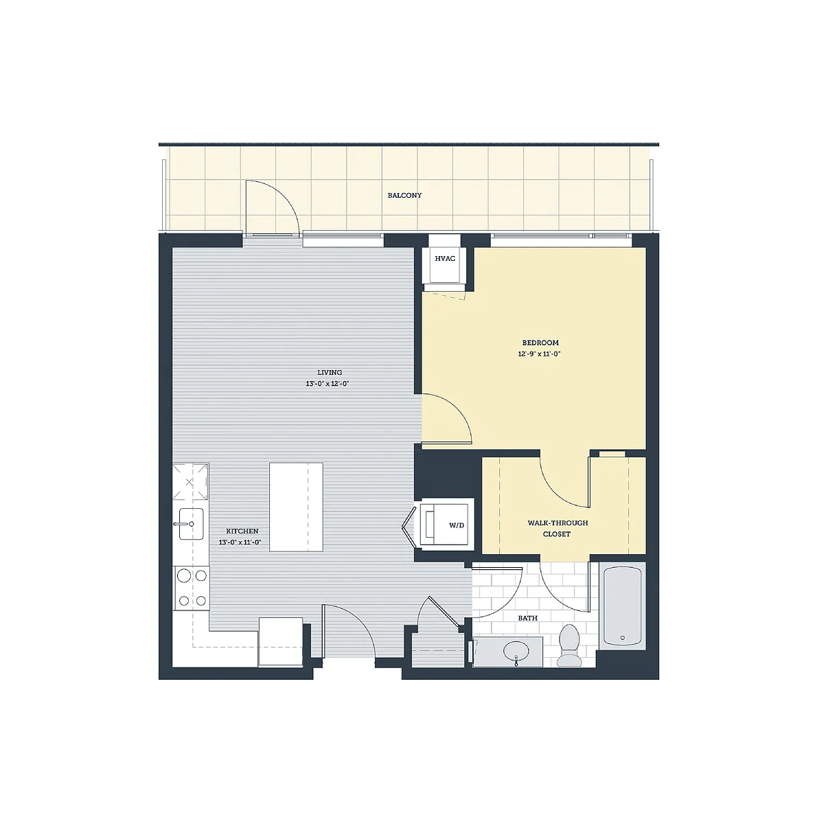 Floor plan 1B
