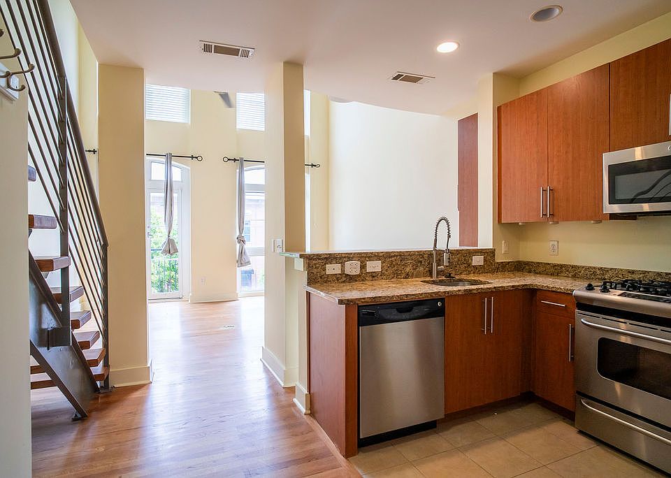 Kitchen looking towards living room