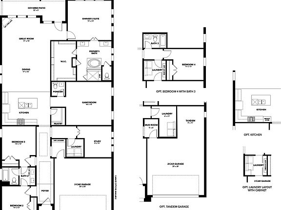 Discover luxury in this residential architecture. Elegant design with 3 - 4 bedrooms and refined int