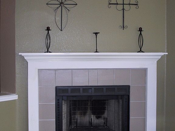 Fireplace in Second Living Area