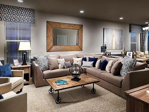 Living and dining rooms