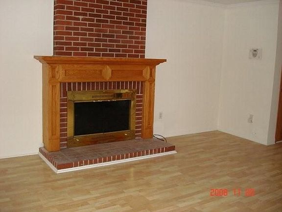 woodburning fireplace