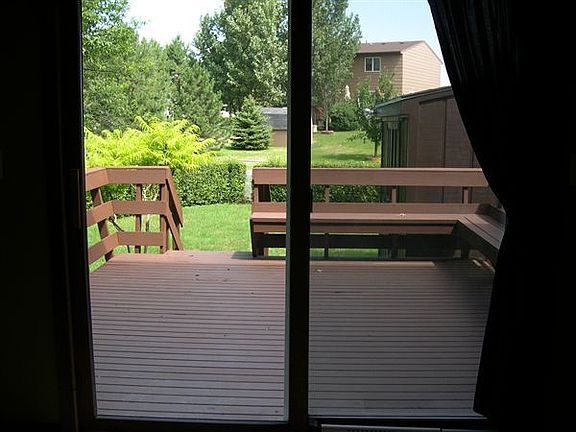 Full private deck and fully fenced back yard