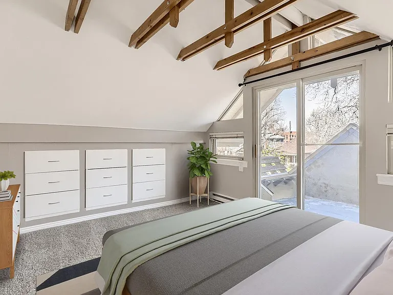 Bedroom 2. This image shows a virtually furnished space. Bedrooms come unfurnished.
