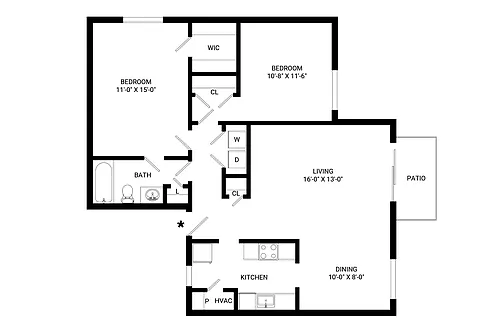 Floor plan Emery