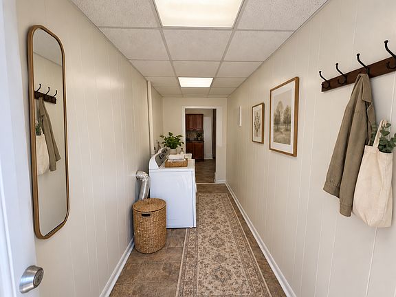 Rear entry/mudroom/laundry