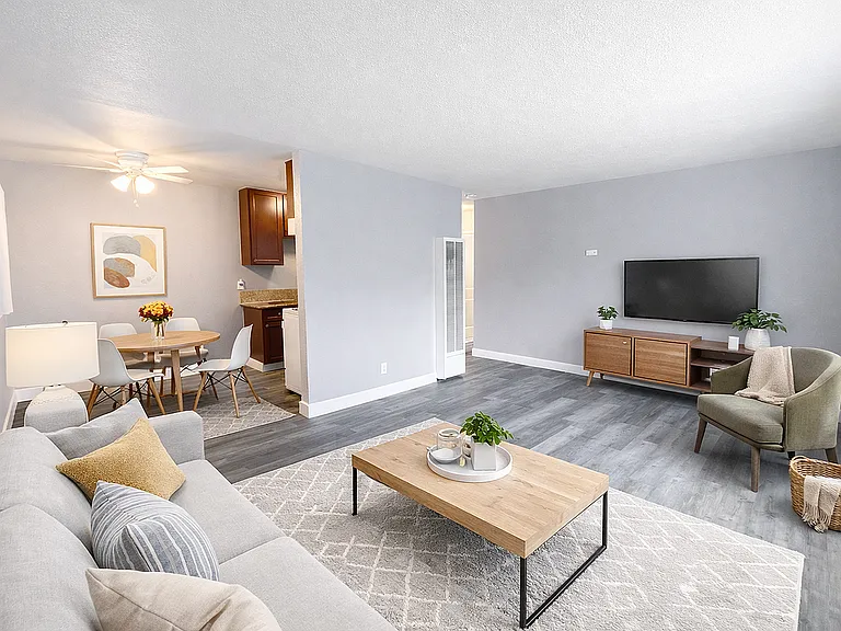 staged living room
