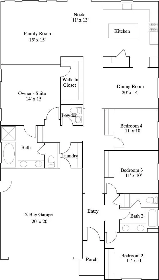 4 bed, 2.5 bath, 2175 sqft, $3,000 — Photo 3