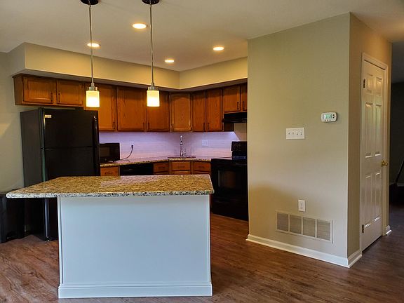 Kitchen with Hall to the Front Door