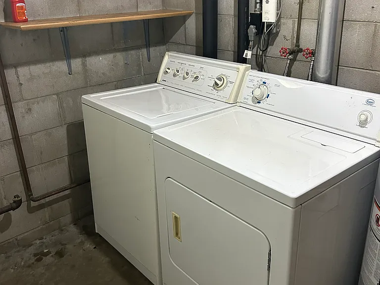 Washer and dryer