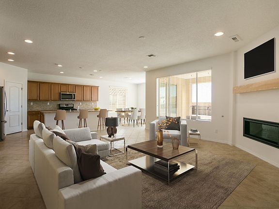 Open living spaces provide seamless transitions for everyday living.