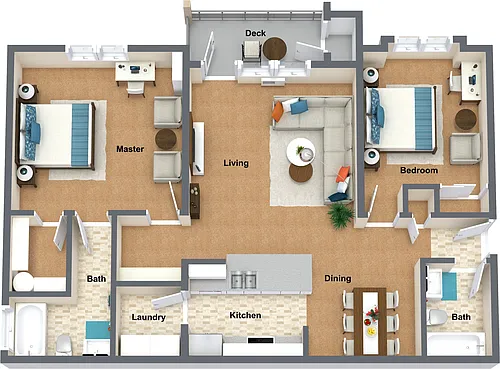 Floor plan Willamette