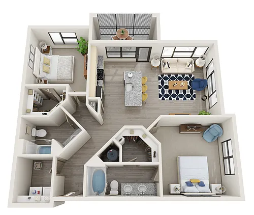 Floor plan B3