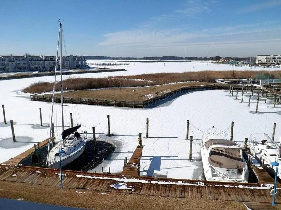 Winter view from deck