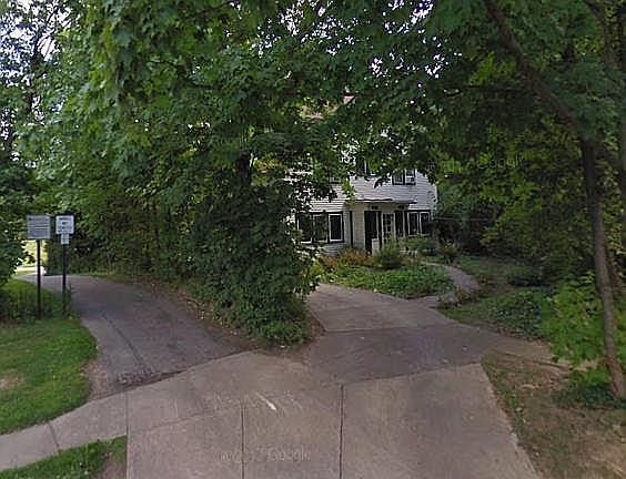 Street View of the Preyer Carriage House, Tucked Away in the Woods with Entrance to Cumberland Park