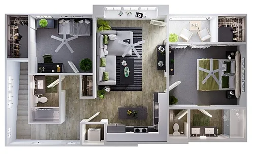 Floor plan Plan 2C