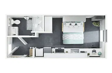 Floor plan Central Station S1
