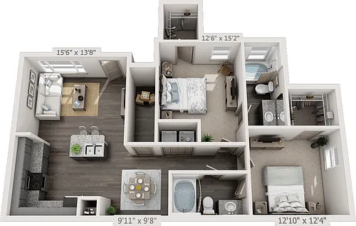 Floor plan B1