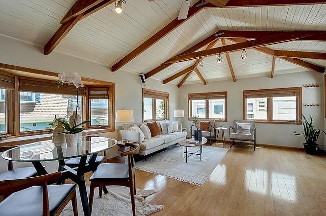 Open living and dining room perfect for entertaining and relaxing.