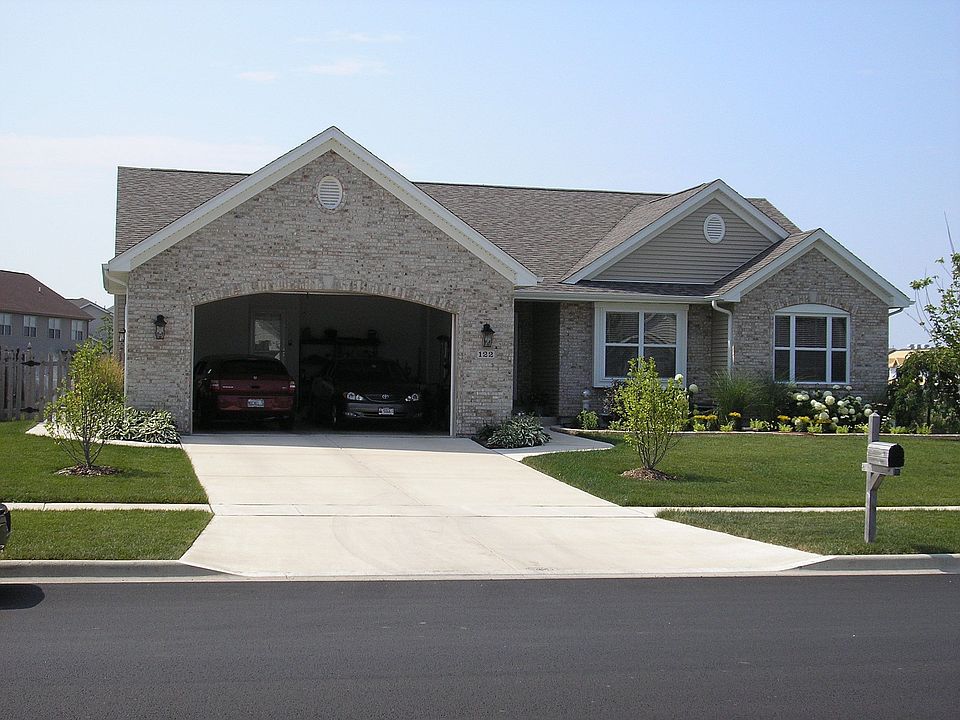 Front view looking south