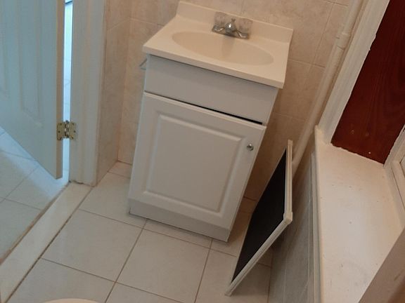 First floor, half bath