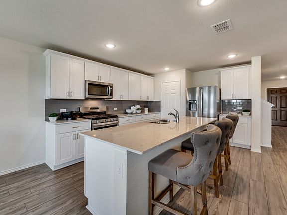 Spacious island kitchen