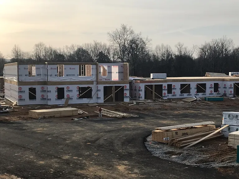 Alluvian Terrace Exterior - Construction Progress 03/2023