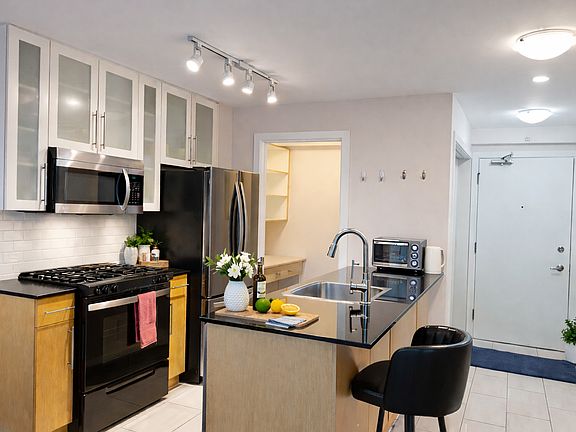 Kitchen with den