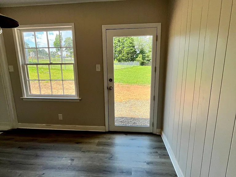 dining room back door