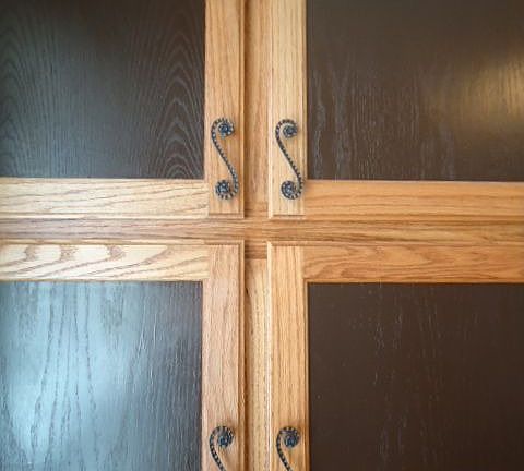 Custom cabinets in study