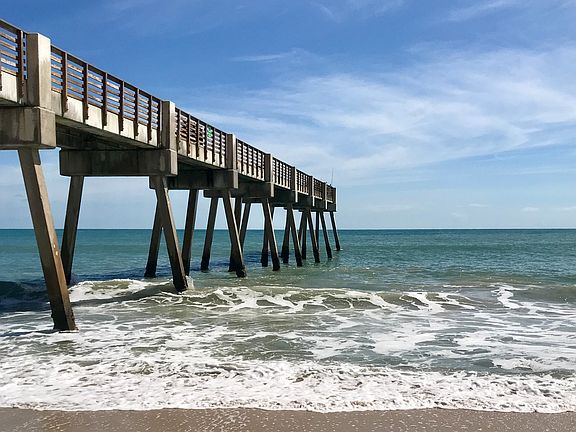 Morning walk on Vero Beach. 