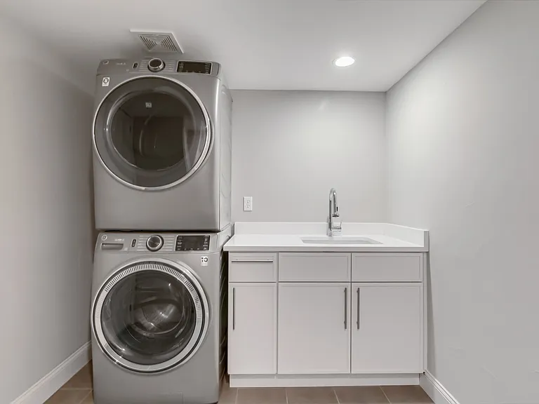 Laundry Room remodeled in 2025.