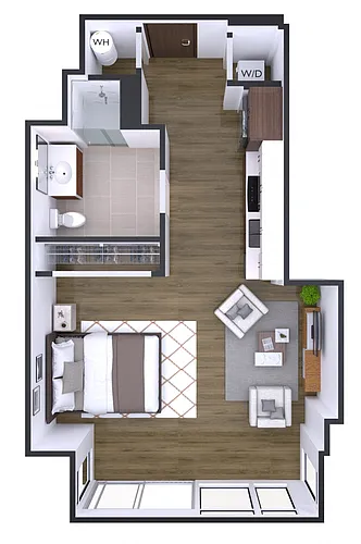 Floor plan Studio- G