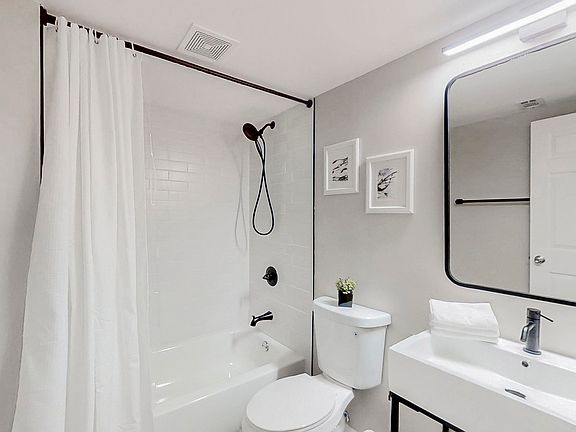 Private Bathroom attached to Room 4