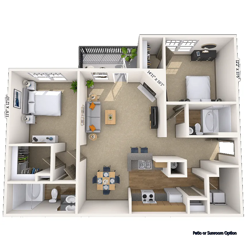 Floor plan Mossy Oak