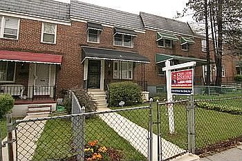 Home with newly painted porch and Landscaped