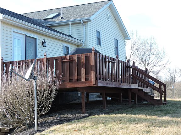 Freshly re-stained deck2017