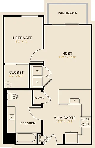 Floor plan A1I