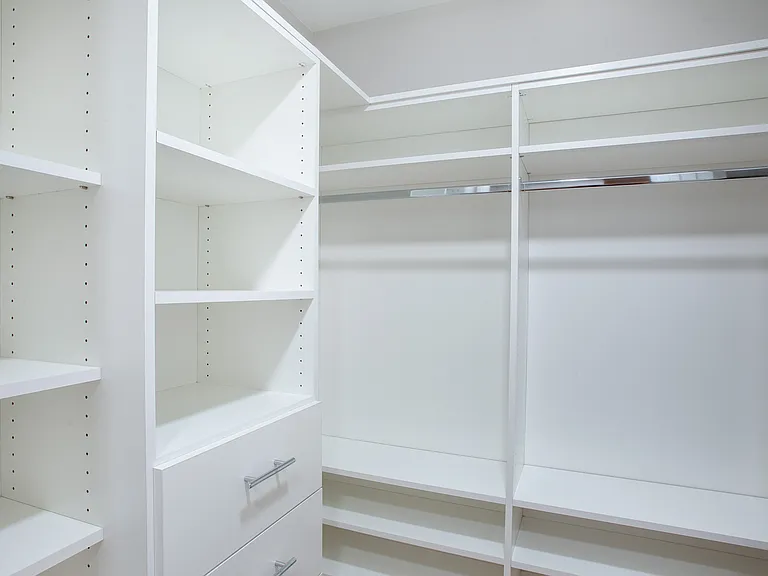 Ample storage within your walk-in closet