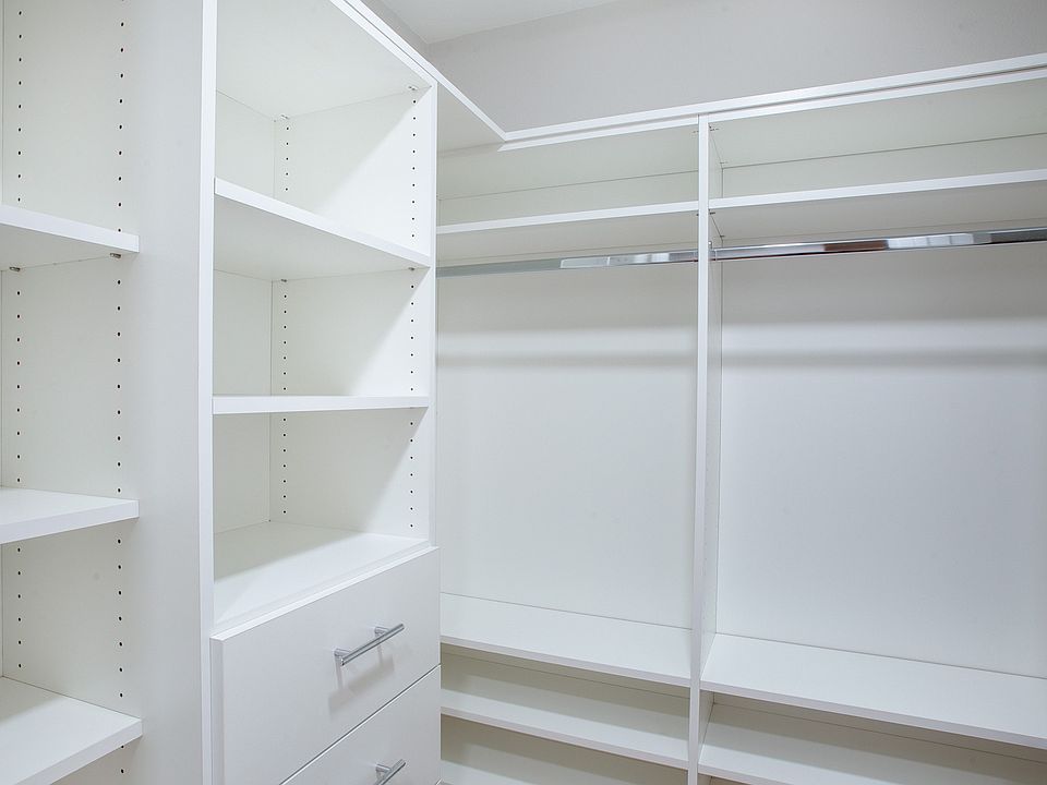 Ample storage within your walk-in closet