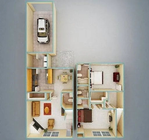 2X2.5 1265SQFT 2X2.5 1265SQFT